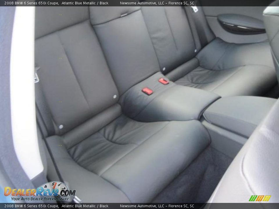 2008 BMW 6 Series 650i Coupe Atlantic Blue Metallic / Black Photo #21