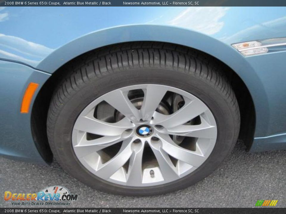 2008 BMW 6 Series 650i Coupe Atlantic Blue Metallic / Black Photo #22