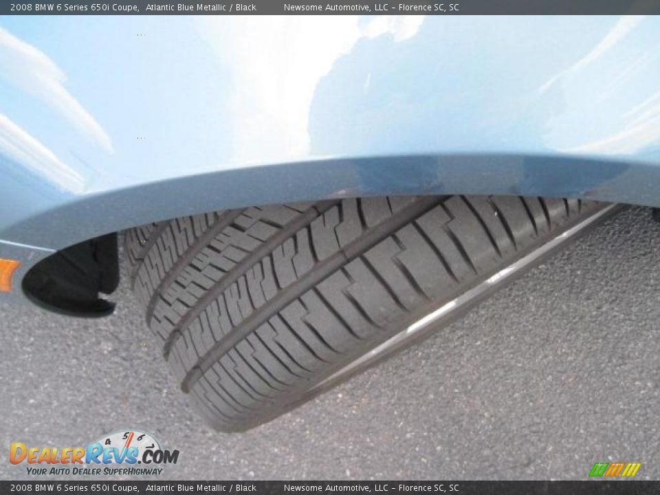 2008 BMW 6 Series 650i Coupe Atlantic Blue Metallic / Black Photo #23