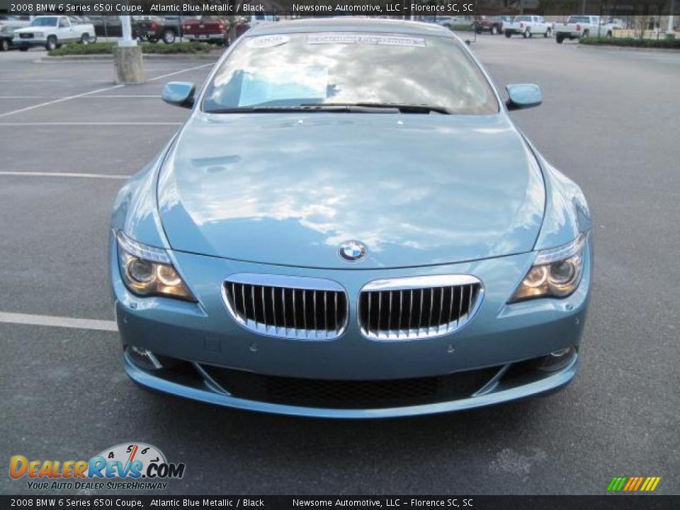 2008 BMW 6 Series 650i Coupe Atlantic Blue Metallic / Black Photo #24