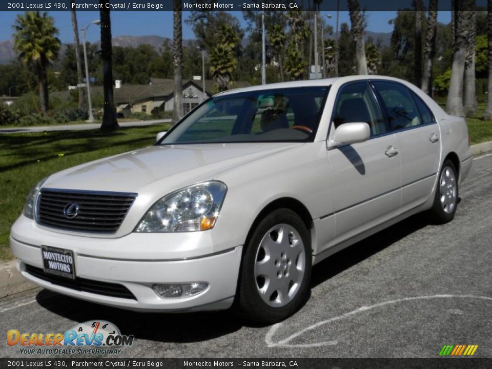 2001 Lexus LS 430 Parchment Crystal / Ecru Beige Photo #1