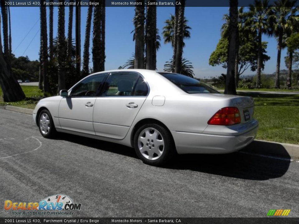 2001 Lexus LS 430 Parchment Crystal / Ecru Beige Photo #5