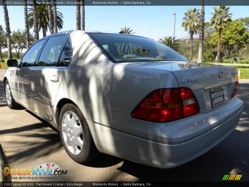 2001 Lexus LS 430 Parchment Crystal / Ecru Beige Photo #18