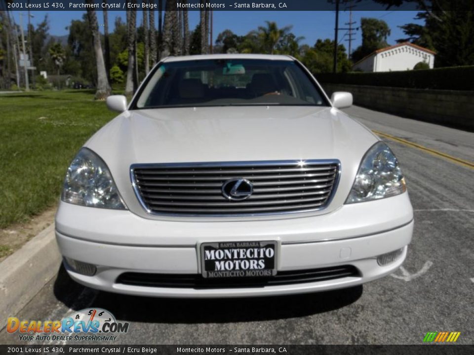 2001 Lexus LS 430 Parchment Crystal / Ecru Beige Photo #20