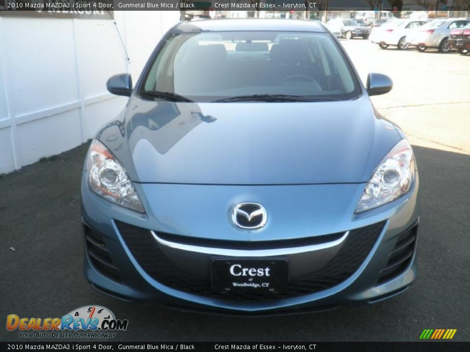 2010 Mazda MAZDA3 i Sport 4 Door Gunmetal Blue Mica / Black Photo #2