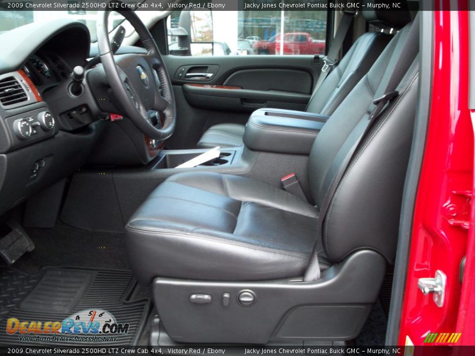2009 Chevrolet Silverado 2500HD LTZ Crew Cab 4x4 Victory Red / Ebony Photo #3