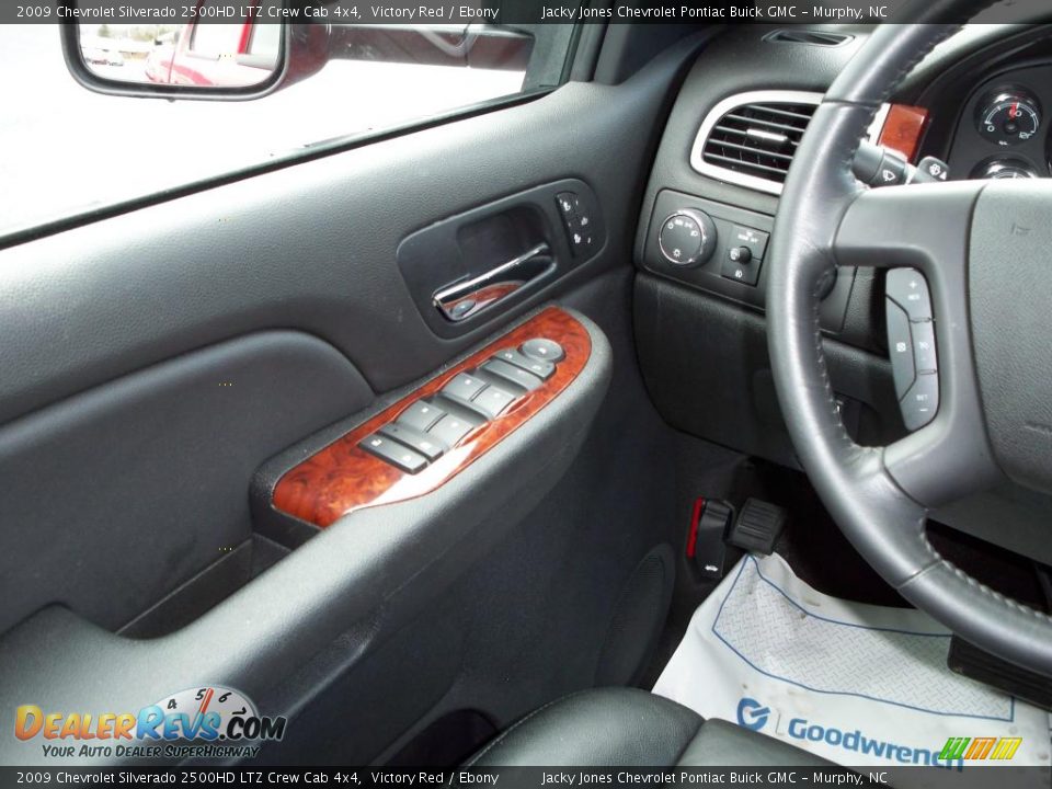2009 Chevrolet Silverado 2500HD LTZ Crew Cab 4x4 Victory Red / Ebony Photo #11