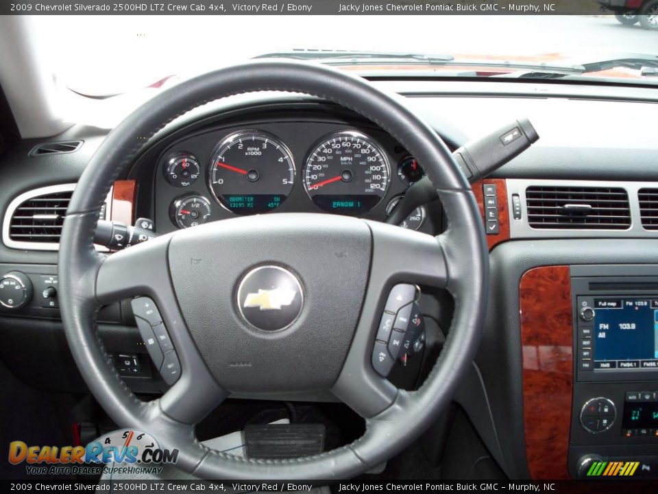 2009 Chevrolet Silverado 2500HD LTZ Crew Cab 4x4 Victory Red / Ebony Photo #13