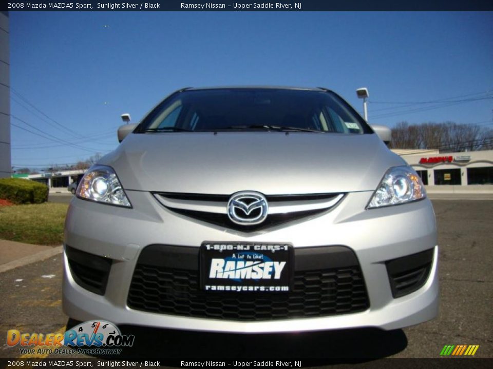 2008 Mazda MAZDA5 Sport Sunlight Silver / Black Photo #2