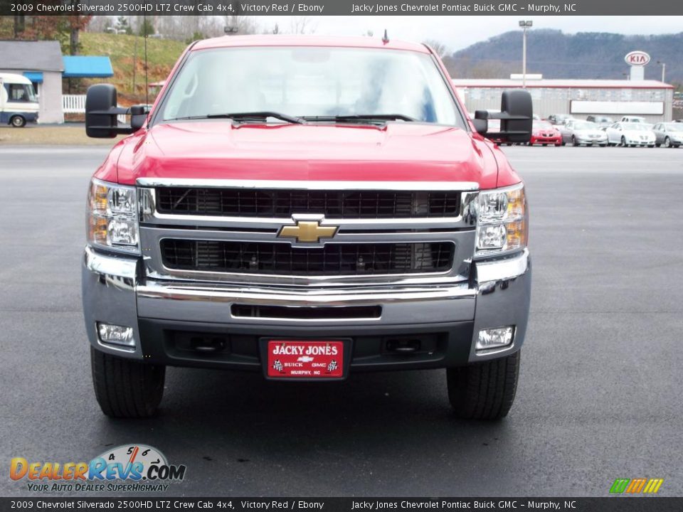 2009 Chevrolet Silverado 2500HD LTZ Crew Cab 4x4 Victory Red / Ebony Photo #20