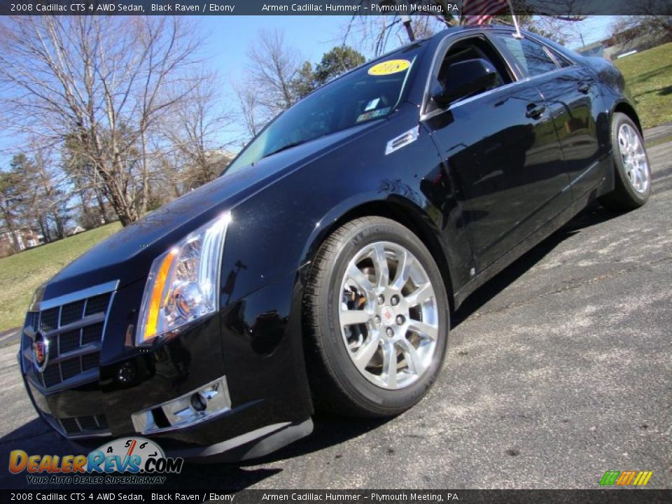 2008 Cadillac CTS 4 AWD Sedan Black Raven / Ebony Photo #1