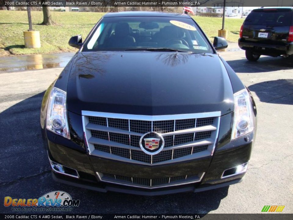 2008 Cadillac CTS 4 AWD Sedan Black Raven / Ebony Photo #3