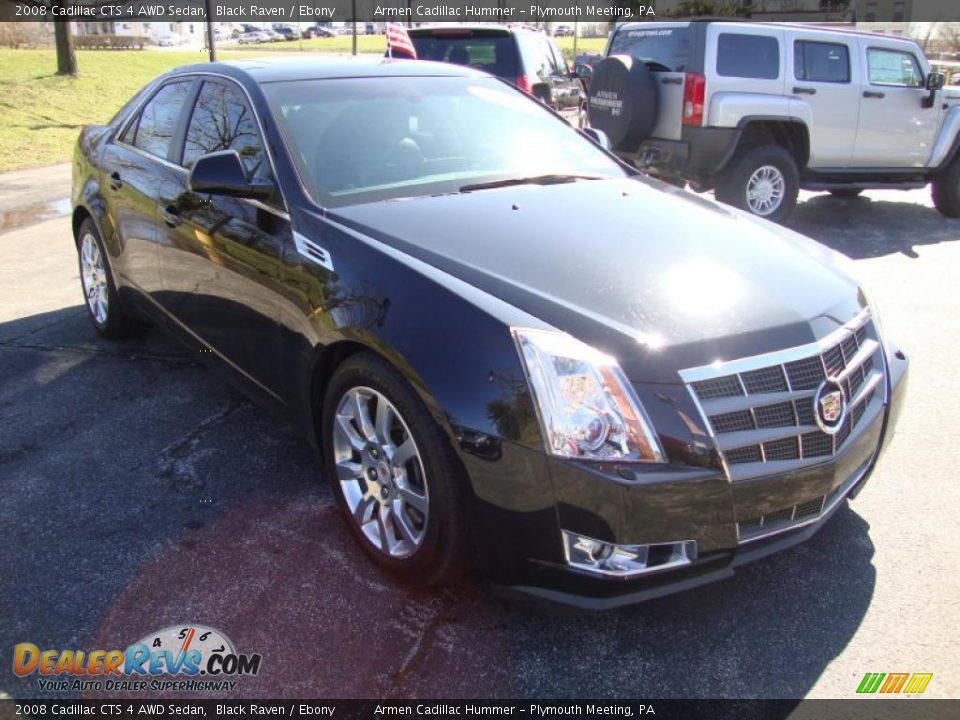 2008 Cadillac CTS 4 AWD Sedan Black Raven / Ebony Photo #4