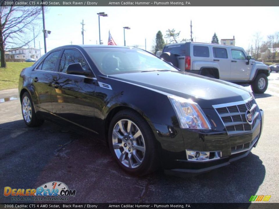2008 Cadillac CTS 4 AWD Sedan Black Raven / Ebony Photo #5