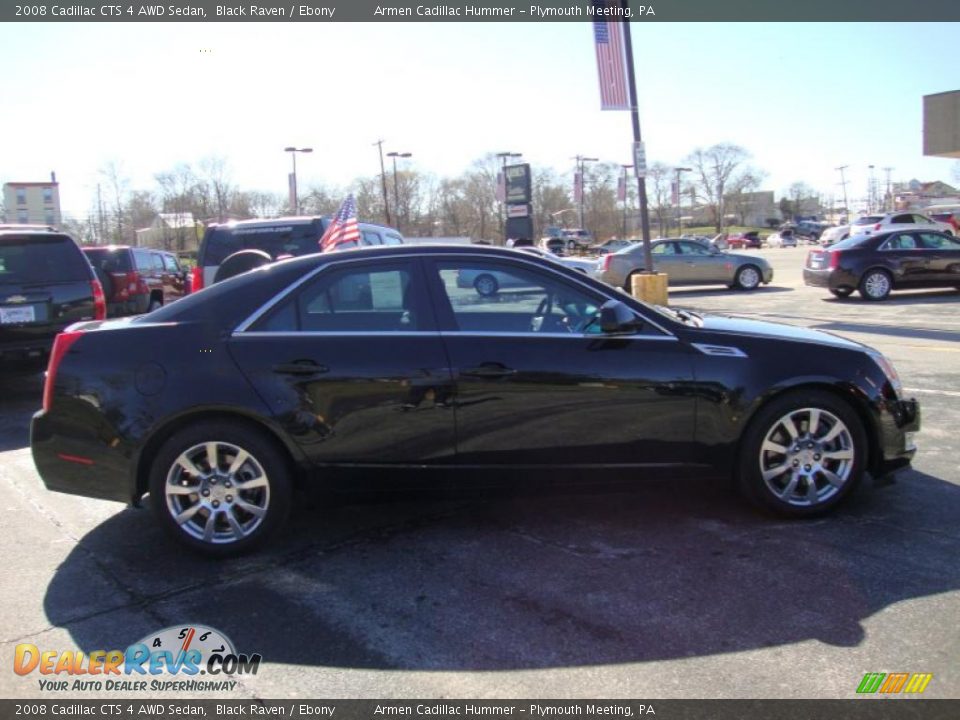 2008 Cadillac CTS 4 AWD Sedan Black Raven / Ebony Photo #6