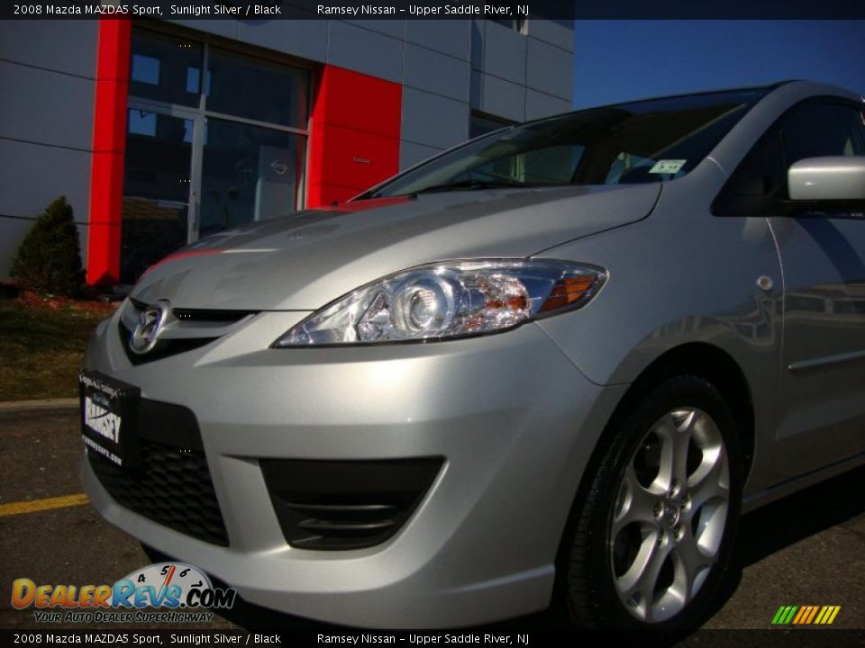 2008 Mazda MAZDA5 Sport Sunlight Silver / Black Photo #15