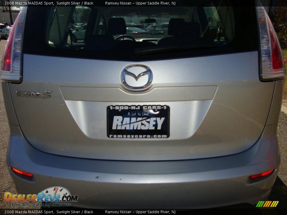 2008 Mazda MAZDA5 Sport Sunlight Silver / Black Photo #18