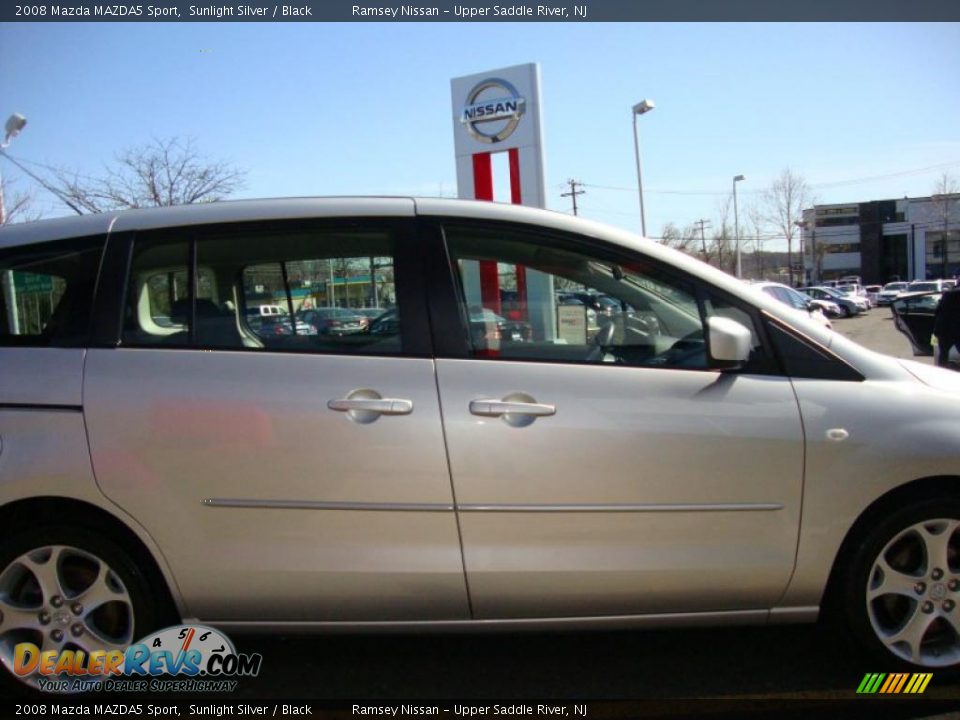 2008 Mazda MAZDA5 Sport Sunlight Silver / Black Photo #20
