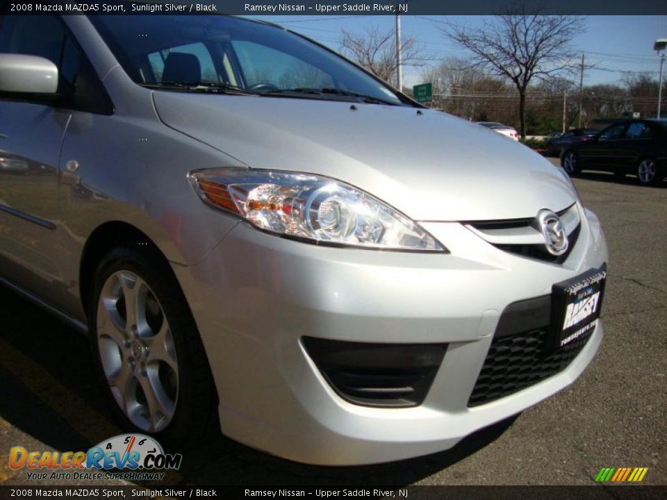 2008 Mazda MAZDA5 Sport Sunlight Silver / Black Photo #21