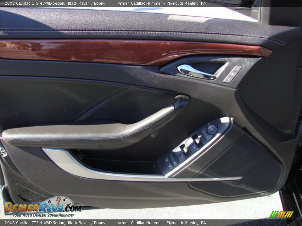 2008 Cadillac CTS 4 AWD Sedan Black Raven / Ebony Photo #13
