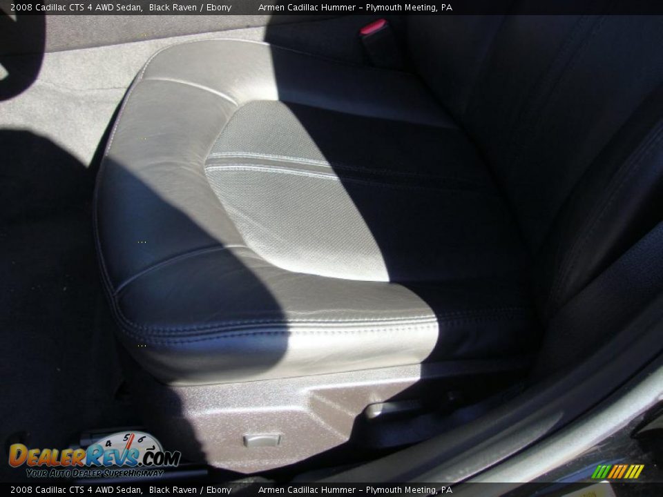 2008 Cadillac CTS 4 AWD Sedan Black Raven / Ebony Photo #15