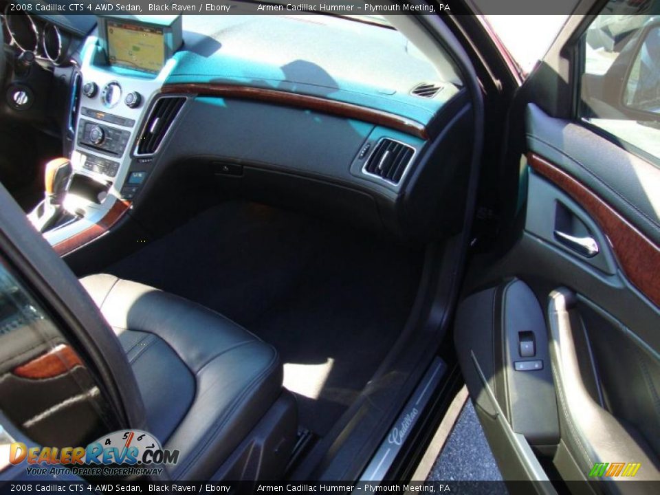2008 Cadillac CTS 4 AWD Sedan Black Raven / Ebony Photo #17