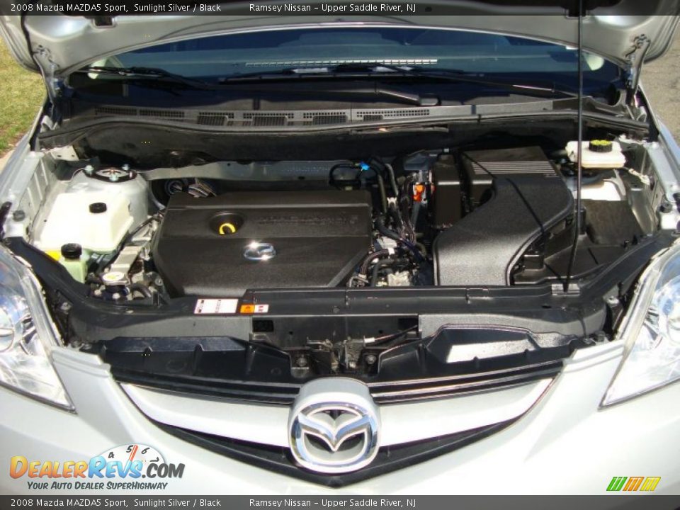 2008 Mazda MAZDA5 Sport Sunlight Silver / Black Photo #26
