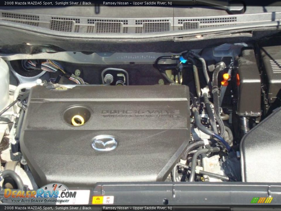2008 Mazda MAZDA5 Sport Sunlight Silver / Black Photo #27
