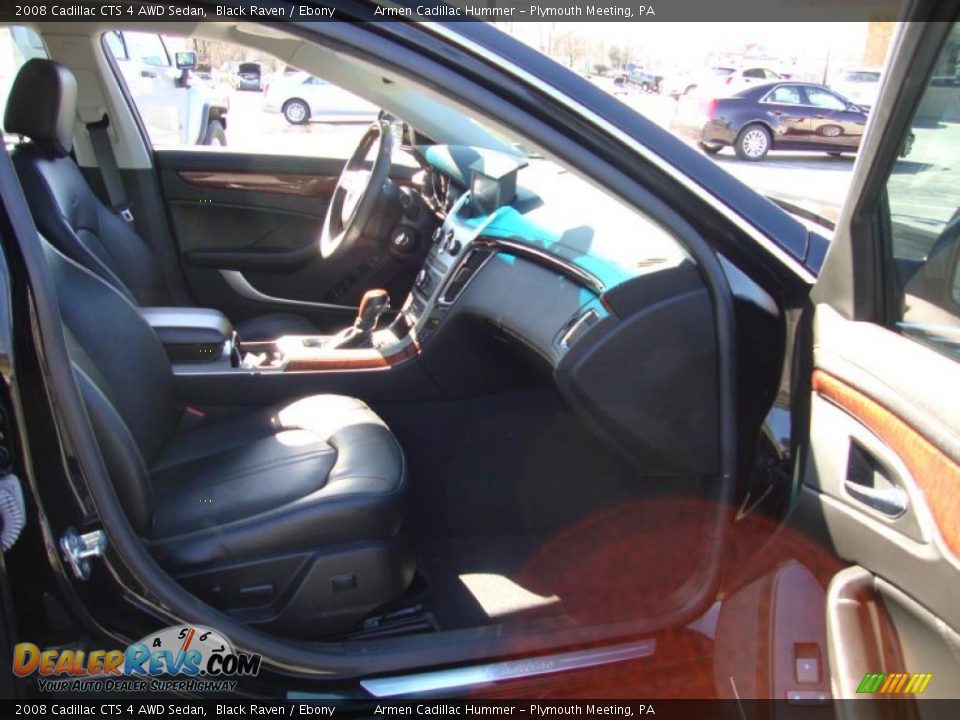 2008 Cadillac CTS 4 AWD Sedan Black Raven / Ebony Photo #19