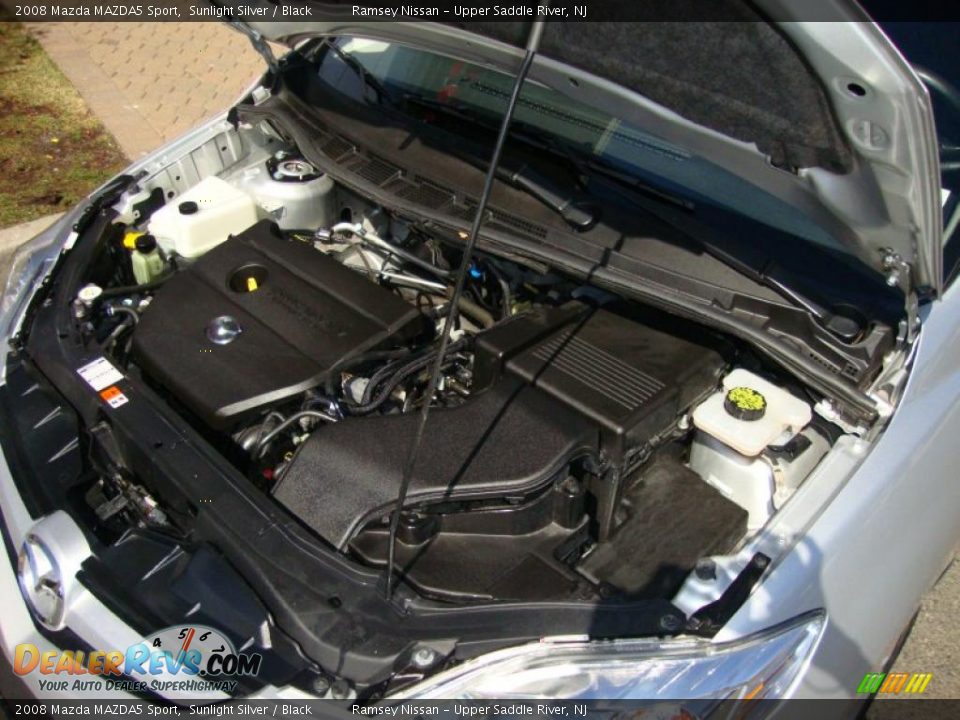 2008 Mazda MAZDA5 Sport Sunlight Silver / Black Photo #28