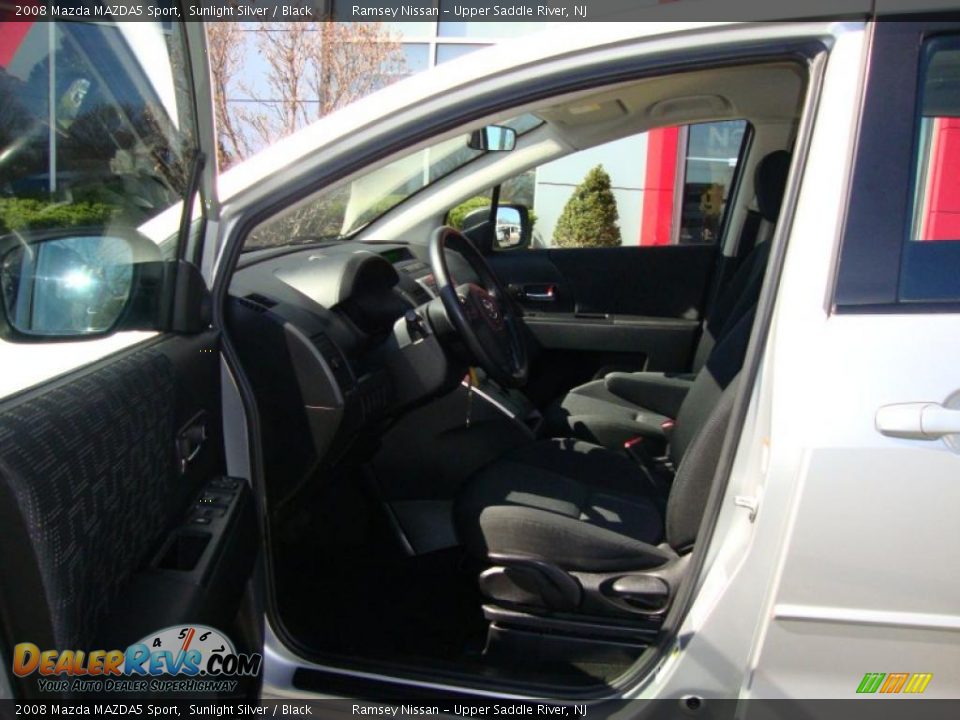 2008 Mazda MAZDA5 Sport Sunlight Silver / Black Photo #30