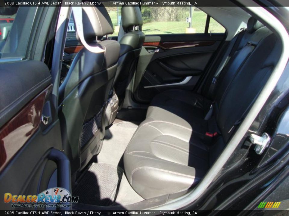 2008 Cadillac CTS 4 AWD Sedan Black Raven / Ebony Photo #22