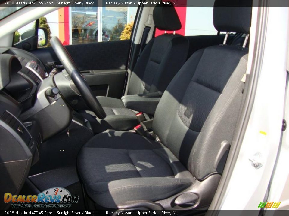 2008 Mazda MAZDA5 Sport Sunlight Silver / Black Photo #31