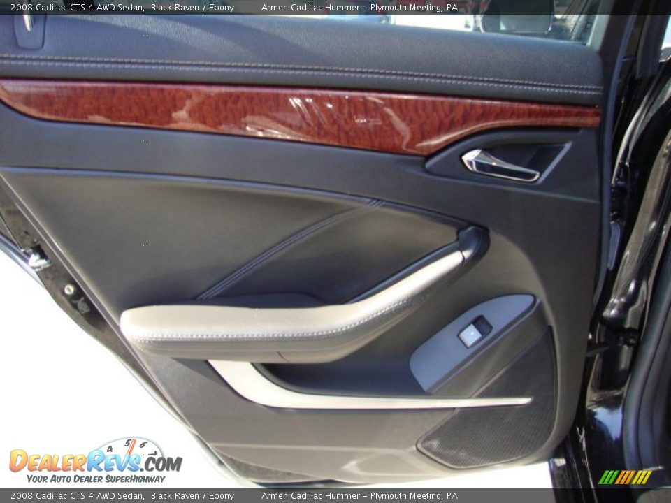 2008 Cadillac CTS 4 AWD Sedan Black Raven / Ebony Photo #23