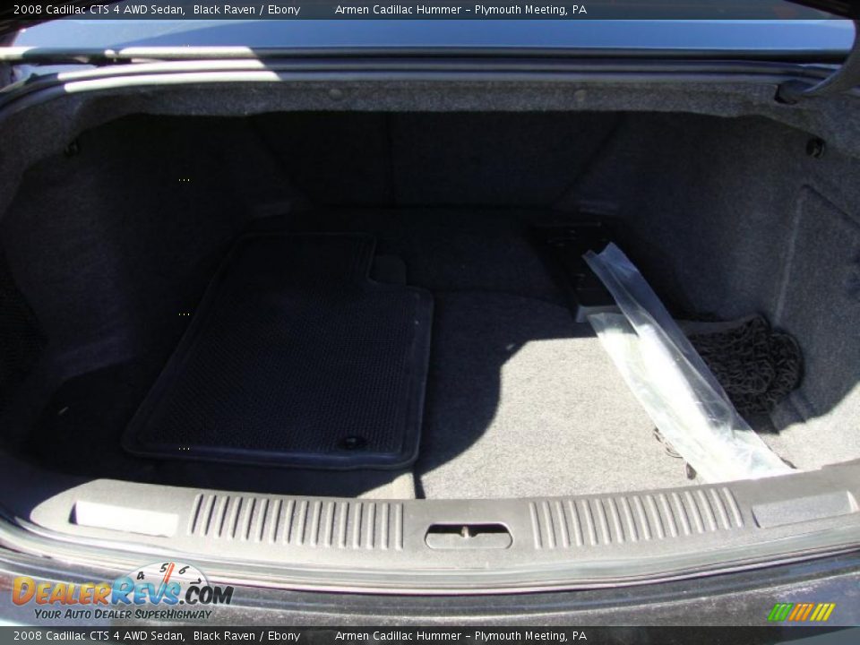 2008 Cadillac CTS 4 AWD Sedan Black Raven / Ebony Photo #24