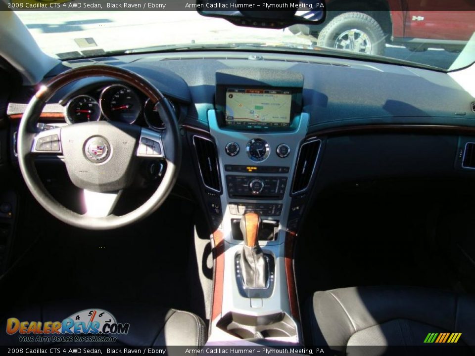 2008 Cadillac CTS 4 AWD Sedan Black Raven / Ebony Photo #25