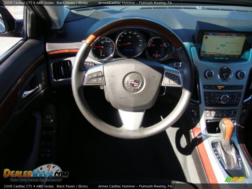 2008 Cadillac CTS 4 AWD Sedan Black Raven / Ebony Photo #26