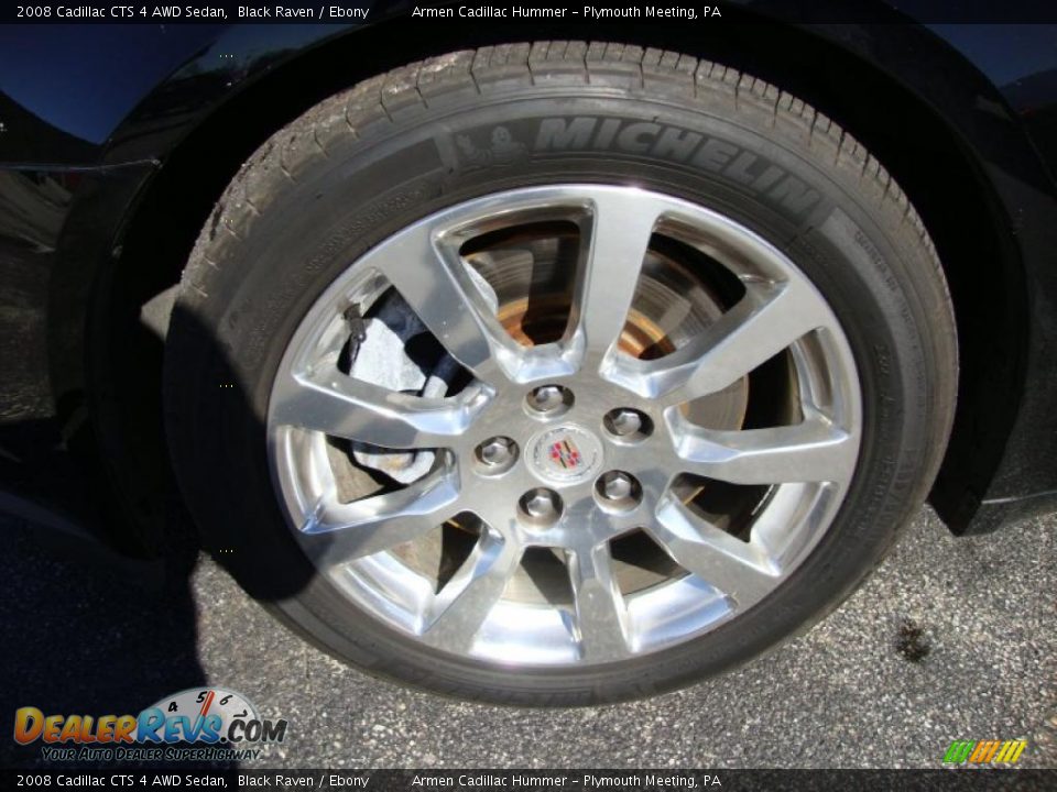 2008 Cadillac CTS 4 AWD Sedan Black Raven / Ebony Photo #27