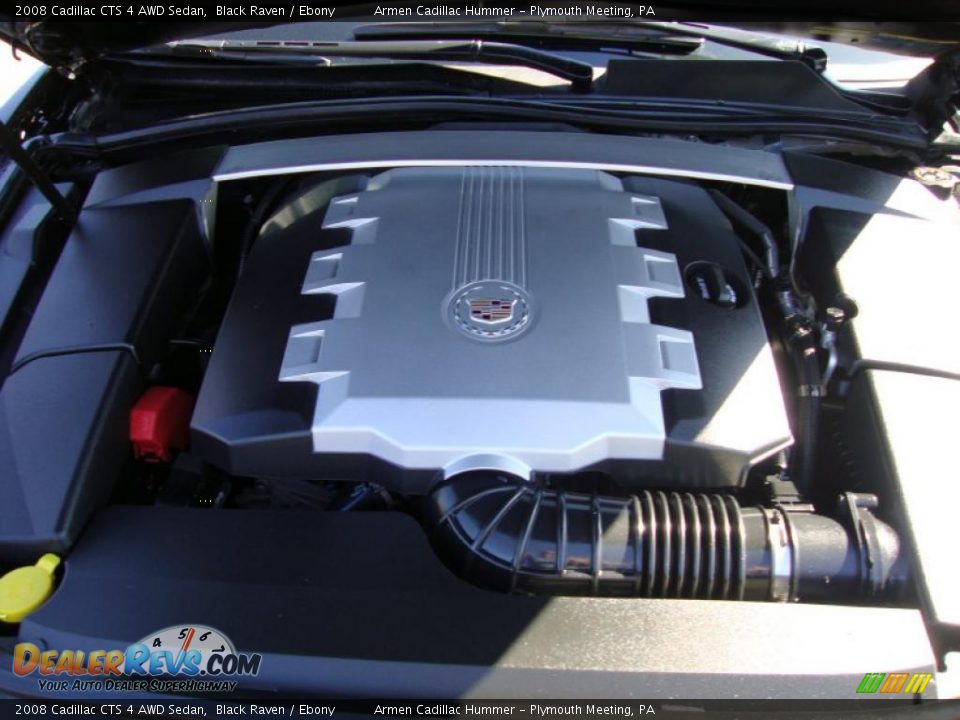 2008 Cadillac CTS 4 AWD Sedan Black Raven / Ebony Photo #29