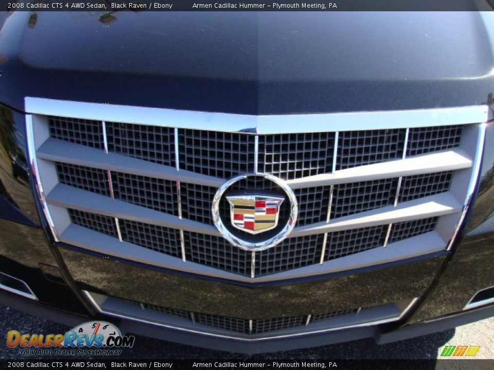 2008 Cadillac CTS 4 AWD Sedan Black Raven / Ebony Photo #30
