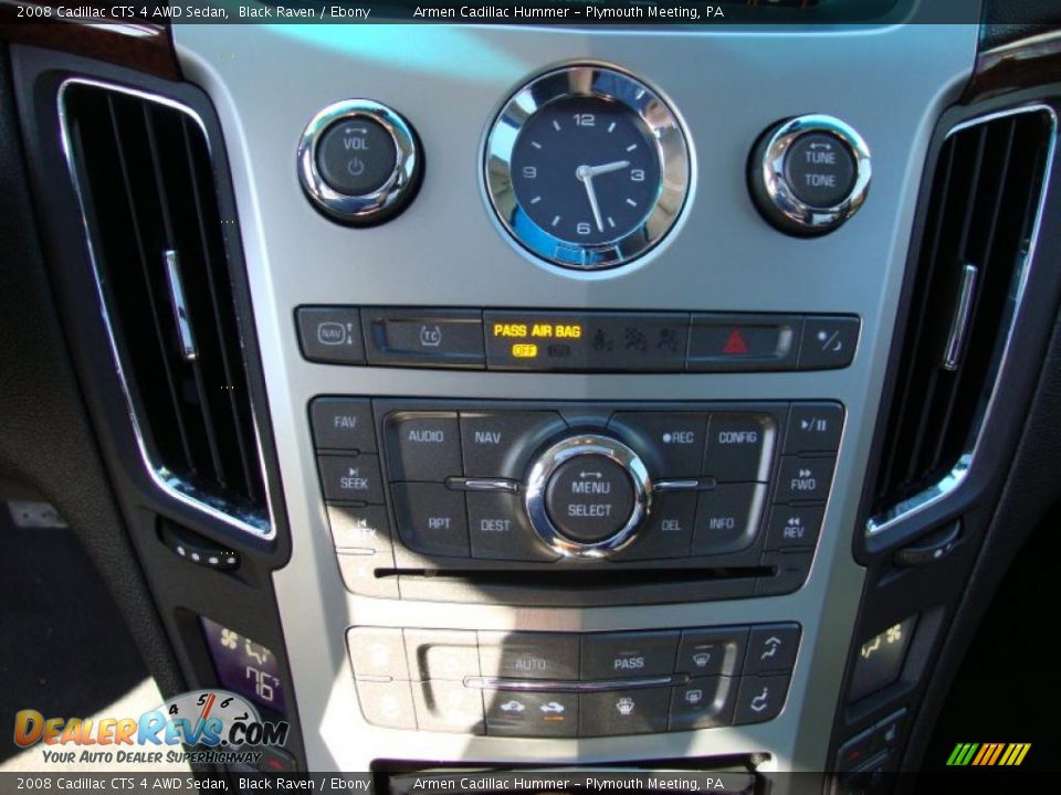 2008 Cadillac CTS 4 AWD Sedan Black Raven / Ebony Photo #32