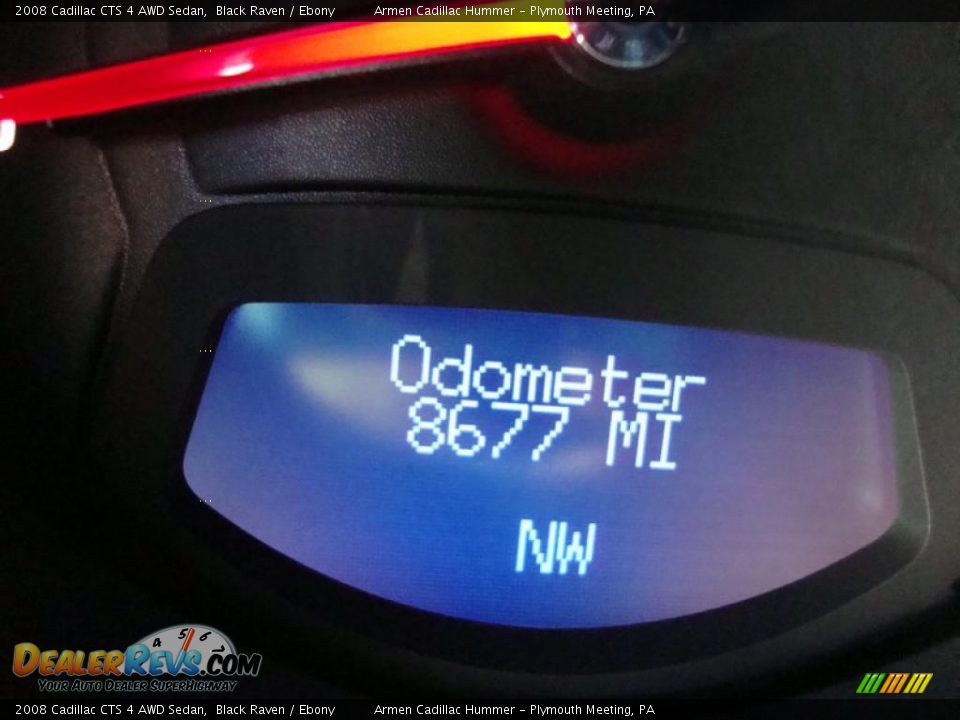 2008 Cadillac CTS 4 AWD Sedan Black Raven / Ebony Photo #36