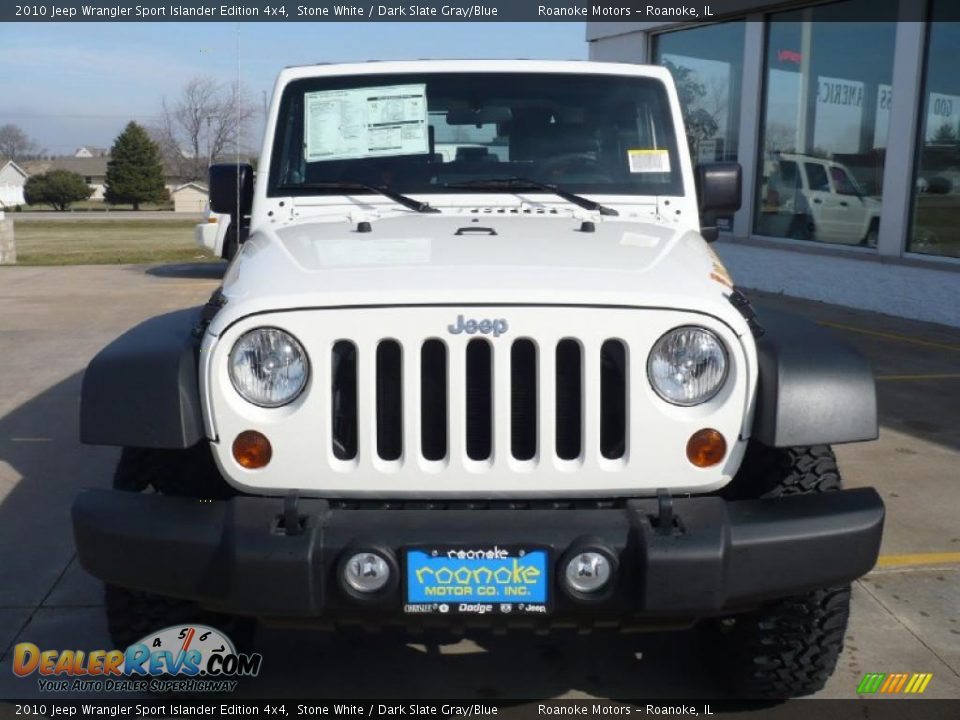 2010 Jeep Wrangler Sport Islander Edition 4x4 Stone White / Dark Slate Gray/Blue Photo #2