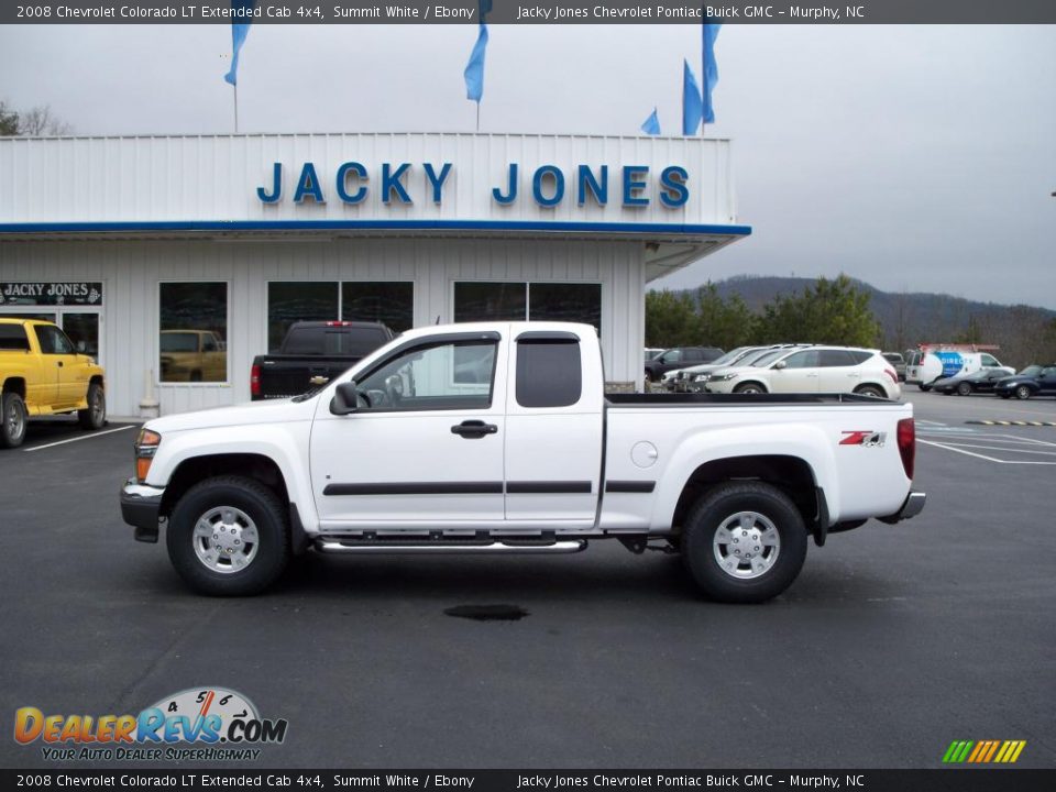 2008 Chevrolet Colorado LT Extended Cab 4x4 Summit White / Ebony Photo #1