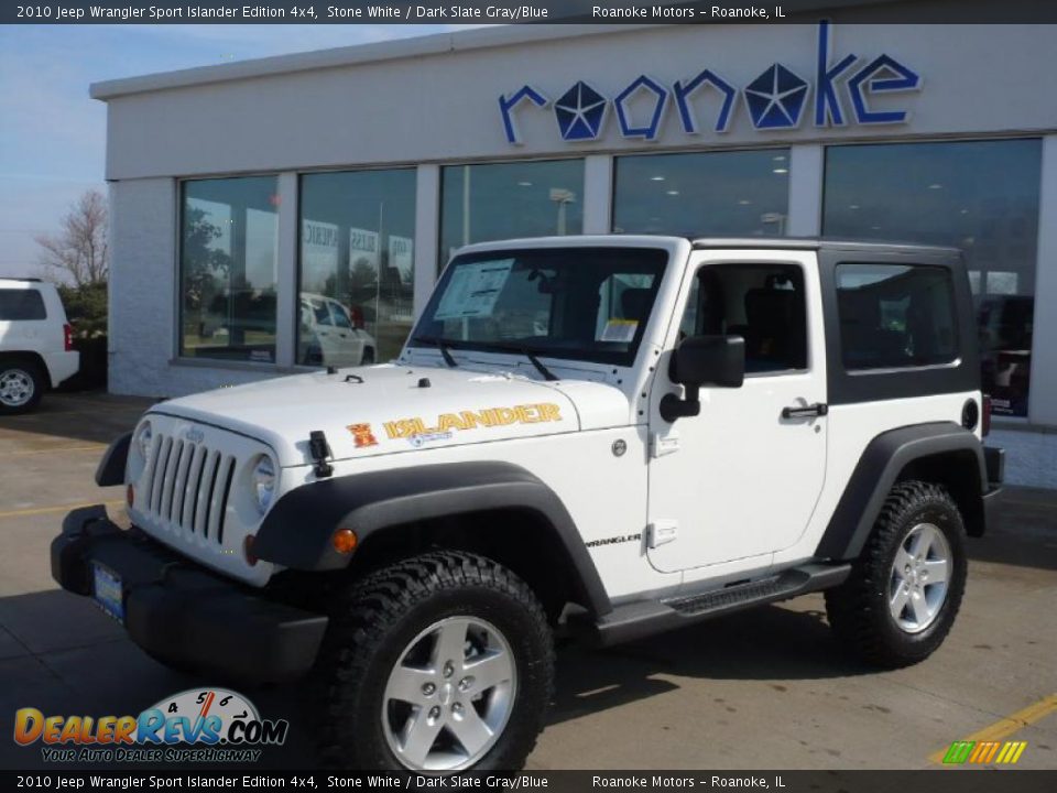 2010 Jeep Wrangler Sport Islander Edition 4x4 Stone White / Dark Slate Gray/Blue Photo #23