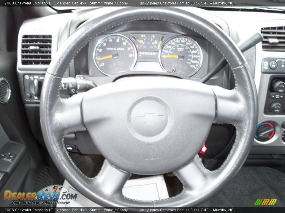 2008 Chevrolet Colorado LT Extended Cab 4x4 Summit White / Ebony Photo #10