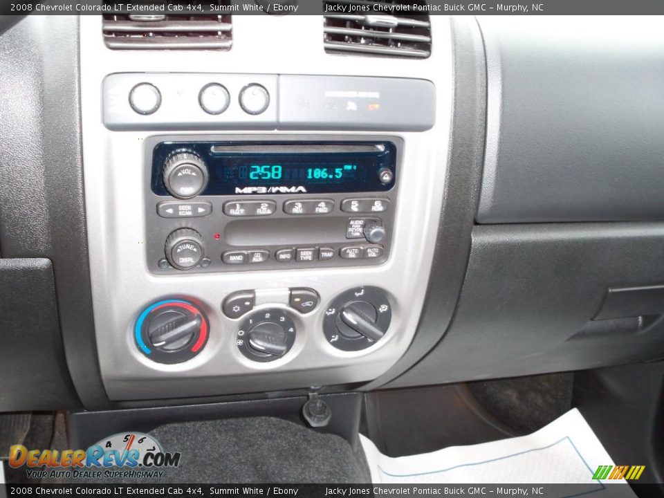 2008 Chevrolet Colorado LT Extended Cab 4x4 Summit White / Ebony Photo #11