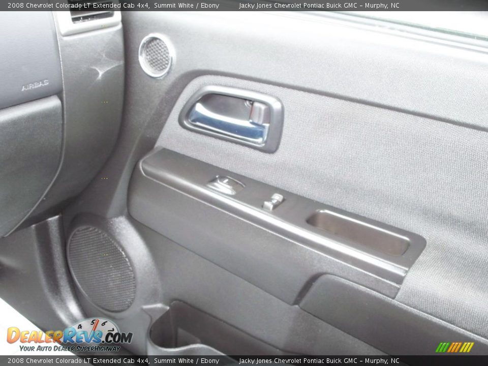 2008 Chevrolet Colorado LT Extended Cab 4x4 Summit White / Ebony Photo #15