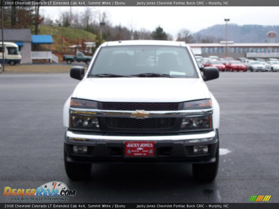 2008 Chevrolet Colorado LT Extended Cab 4x4 Summit White / Ebony Photo #17