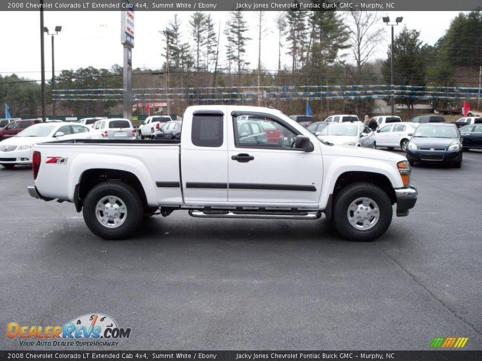 2008 Chevrolet Colorado LT Extended Cab 4x4 Summit White / Ebony Photo #19